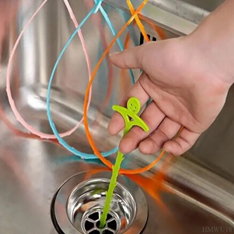 

1PC Clogged Hair Cleaner Hook Sink Filter Toilet Drain Cleaning Hook Hair Catcher Practical Sink Cleaning Tools Bathroom Badgets