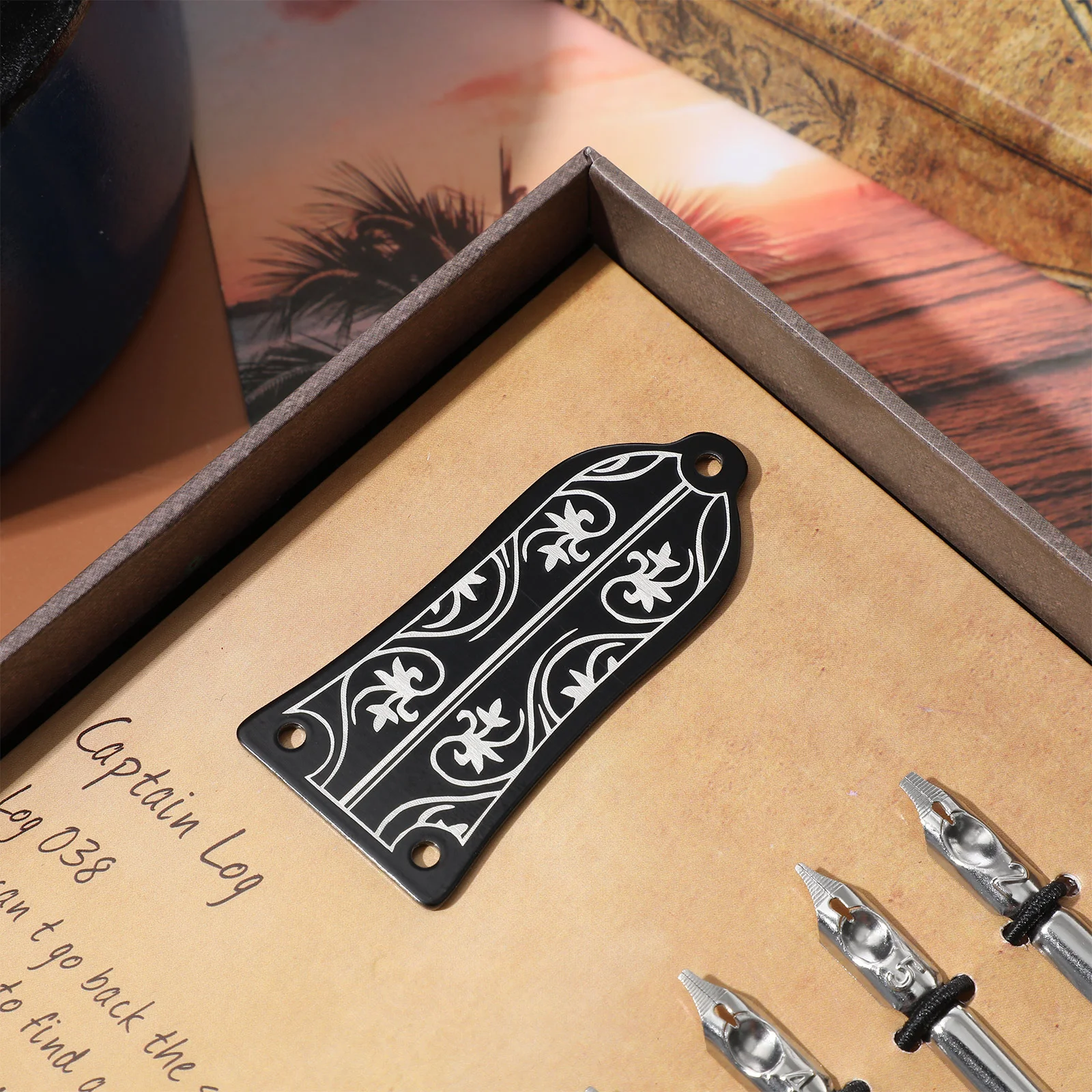 GR34 Чехол в форме анкерного стержня для электрогитары (черный) Крышка гитары