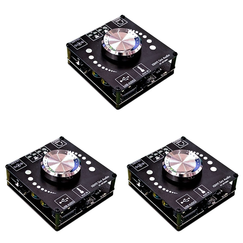 

3X XY-AP100H 100W+100W Dual TPA3116D2 Bluetooth 5.0 Stereo Audio Digital Power Audio Amplifier Board AMP Amplificador