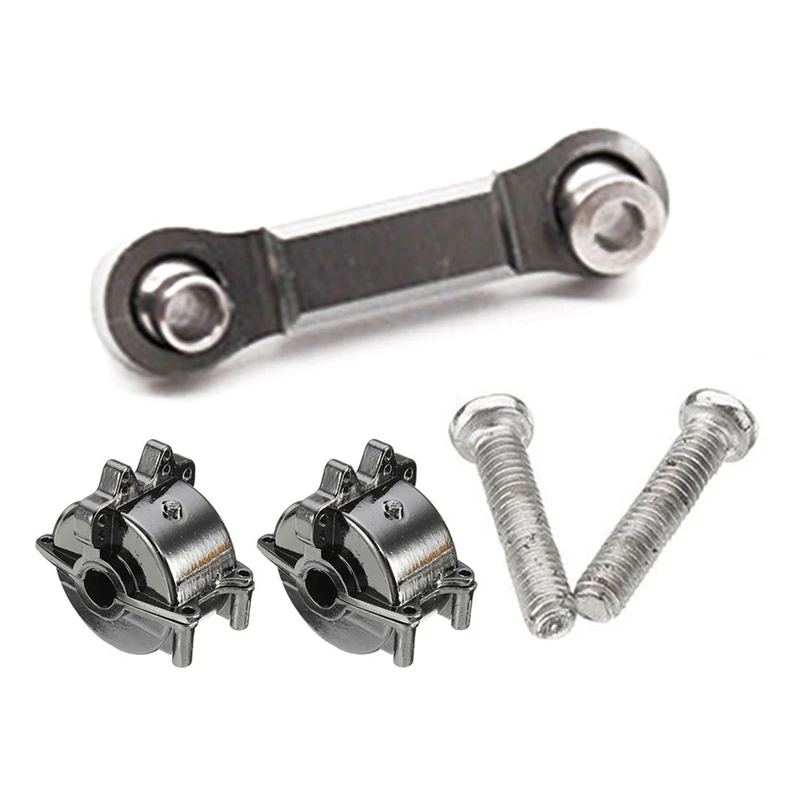 

2 комплекта запчастей для радиоуправляемых автомобилей Wltoys: 1 набор серворулевых стержней и 1 комплект алюминиевых передних и задних шестер...