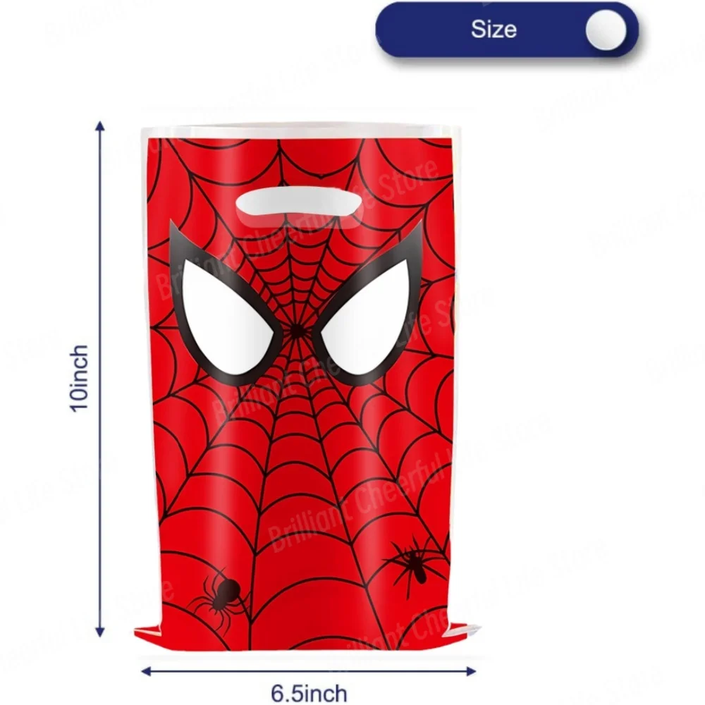 Spidey And His Amazing Friends Party Gift Bags Spiderman Theme Candy Bag Loot for Kids Birthday Favors Supplies Decor