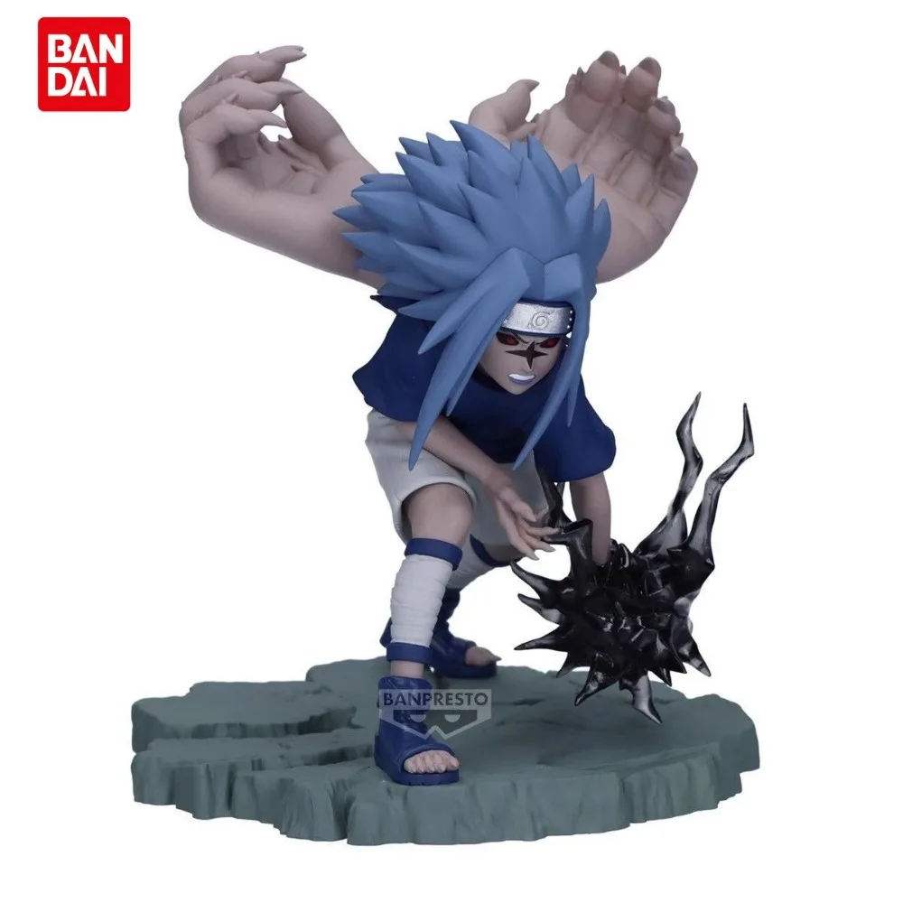 Фото В наличии оригинальная запираемая сага BANPRESTO Наруто Саске Учиха фигурка аниме модель натуральная игрушка в штучной упаковке №2