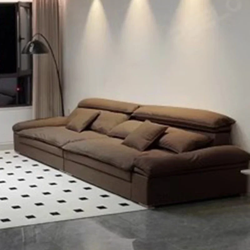 Фото Love Seat Современный диван Relax Двойной удобный европейский дизайнерский белый диван с откидной спинкой 3-местный салон Meuble Мебель для гостиной №3