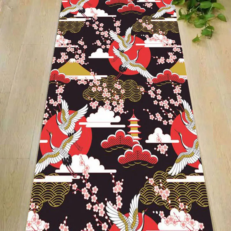 

Коврик для гостиной в китайском стиле, длинный нескользящий мат для прихожей, коридора, кухни, спальни
