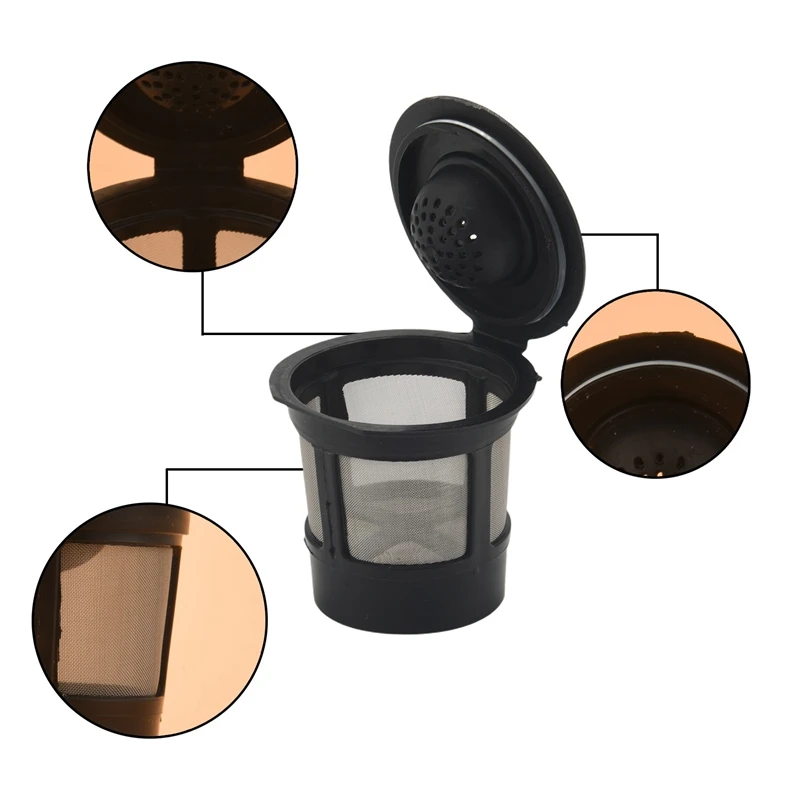 Многоразовые чашки K для Keurig универсальные многоразовые фильтры кофе Kcups K-Supreme и