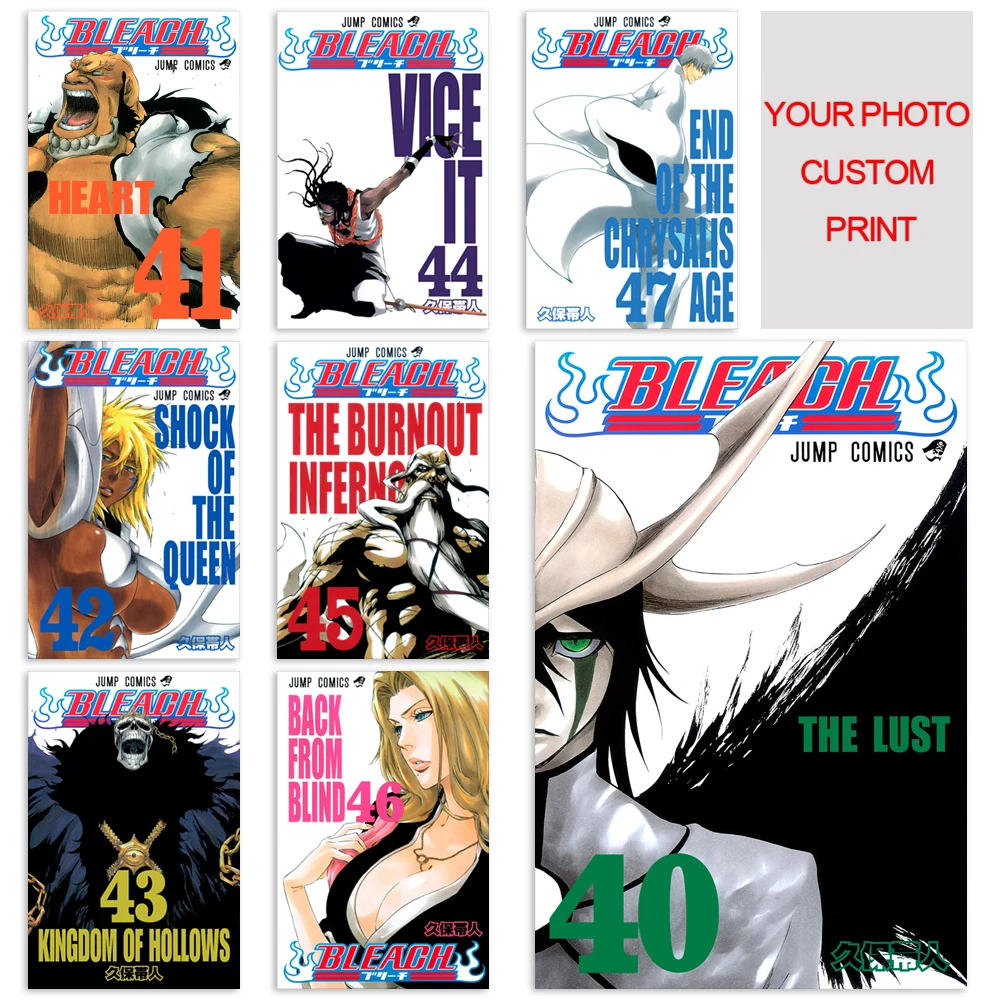 

BLEACH Wall Artwork Modular Canvas Kurosaki Ichigo Home Decor Kuchiki Rukia Pictures HD Printed Paintings Living Room Artwork