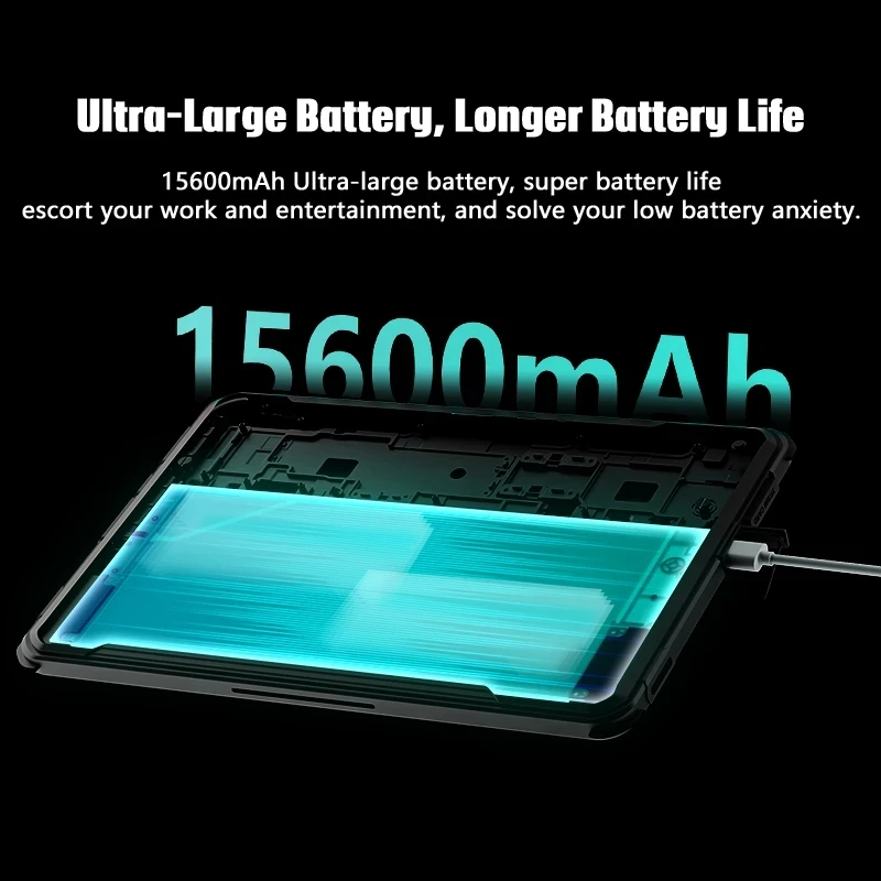 HOTWAV R6 Pro Rugged Tablet Android 12 8GB 128GB Octa Core 15600mAh 10.1 Inch HD+ Pad 16MP Camera Dual SIM Glove Mode Tablets PC