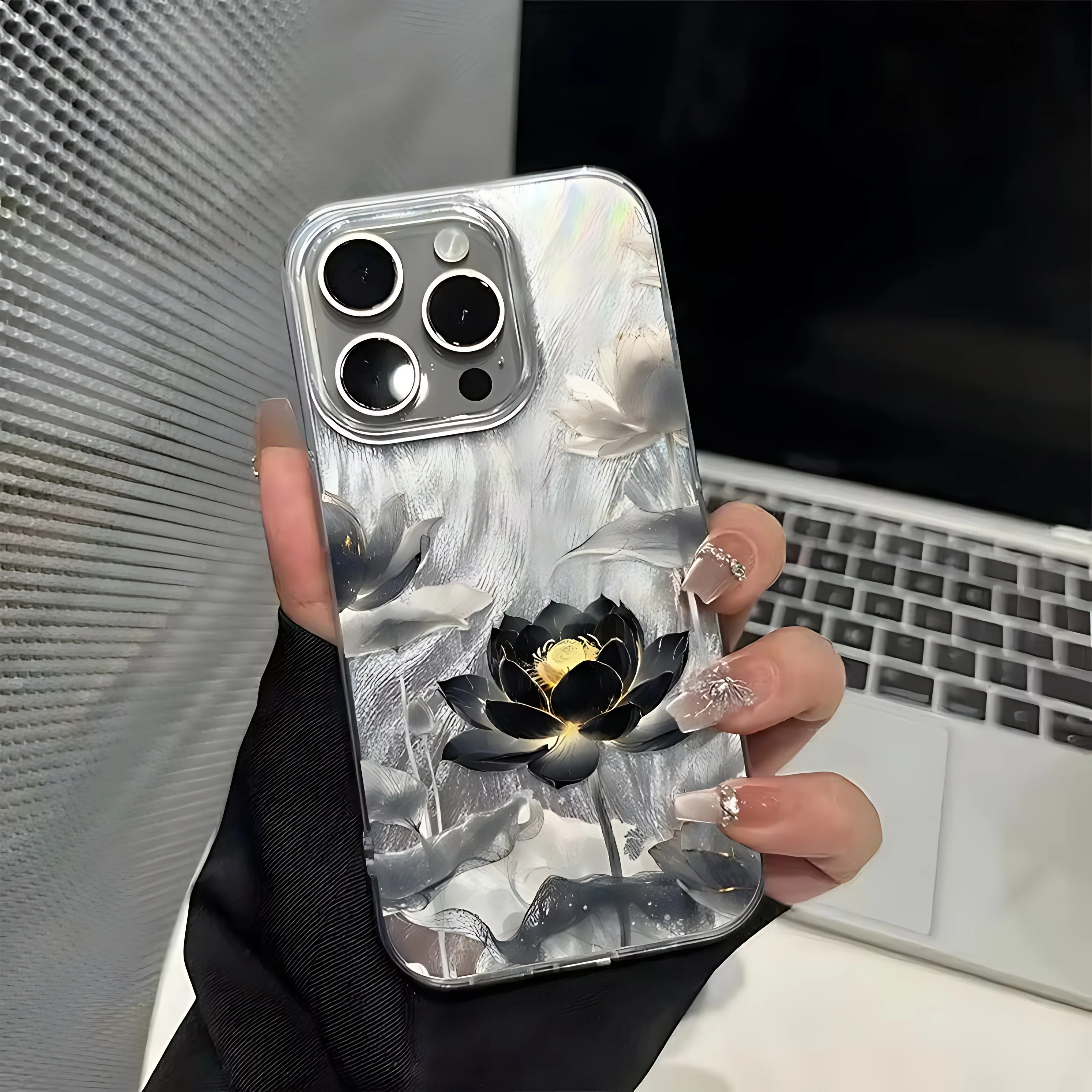 Чехол для телефона Golden Lotus Flower для Tecno Spark Slim 30c 20c Go Camon 40 30 20, itel A60 A70 RS4 P36 S23 Premier Pro 4G 5G (art.: 3920d826cbabc) - 3920d826cbabc