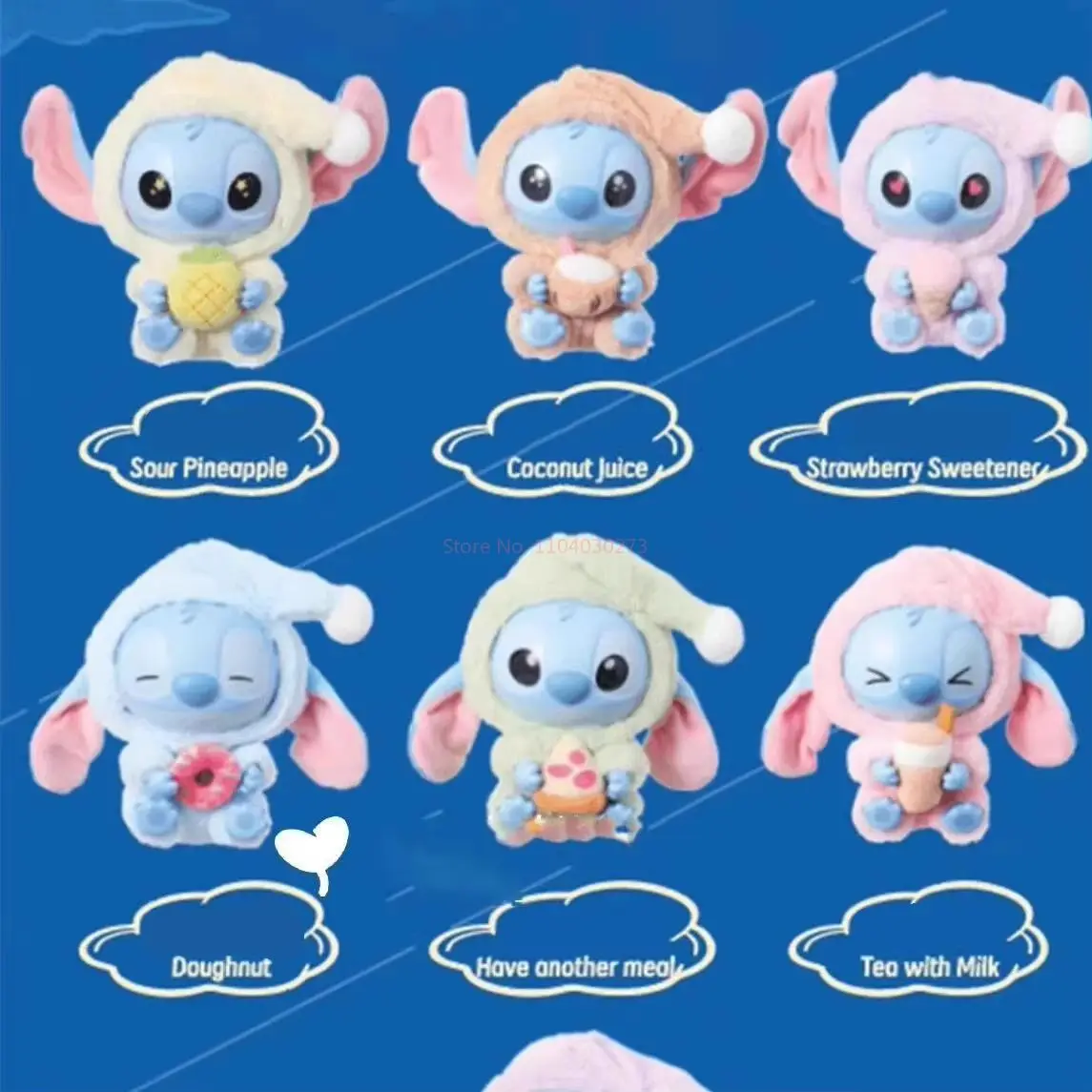 Stitch Animals Party Series слепая коробка игрушки милая загадочная флокированные пушистые