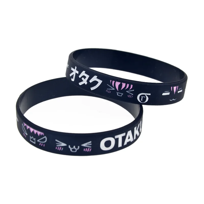 1 шт. OTAKU силиконовый браслет с мультяшным логотипом украшение для студенческого