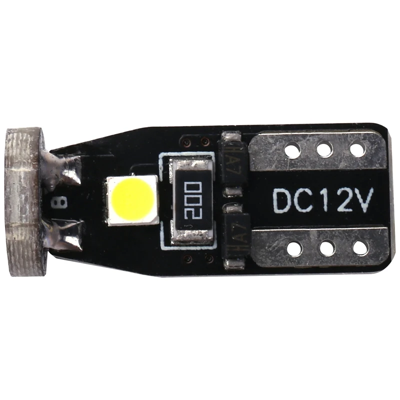 

Светодиодная автомобильная лампа T10, 3 SMD 3030, габаритная лампа W5W 192 501 3SMD, задняя сторона, фотолампа, автомобильная парковочная купольная ламп...