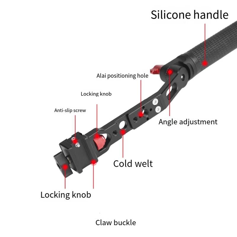 Adjustable Sling Handgrip Gimbal Handle For DJI RS4 RS 4 Pro 3 Mini Stabilizer Grip