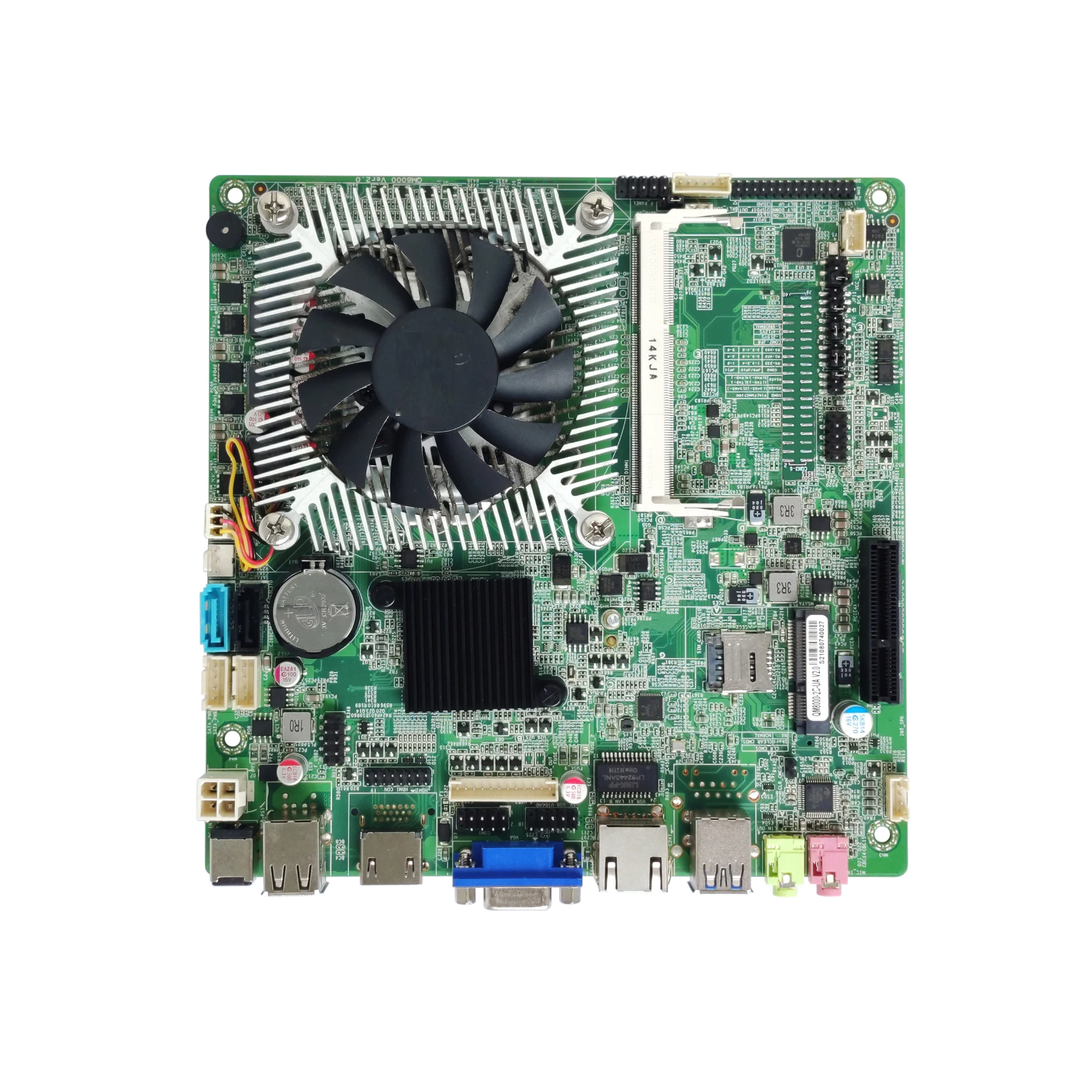 Фото Материнская плата ELSKY 4K Display Mini-ITX с поддержкой процессоров Core I3 I5 I7 LGA 1150, чипсетом H81, разъемом 1150, LVDS, HD_MI, VGA, QM8000 №2