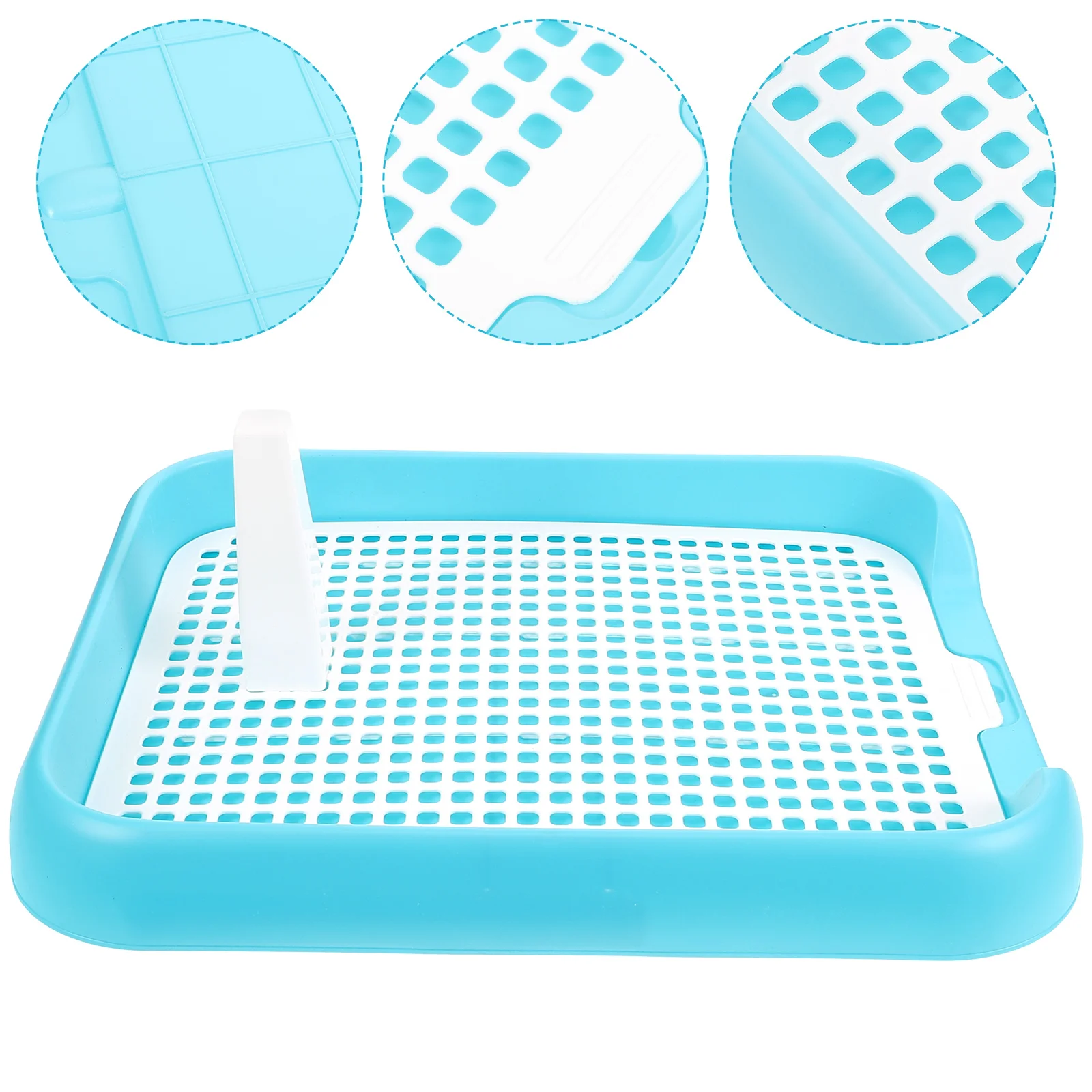 

Pet Toilet Dog Pee Trays Puppy Train Plastic Bedpan Household Tray Anti- Cage Anti-slide