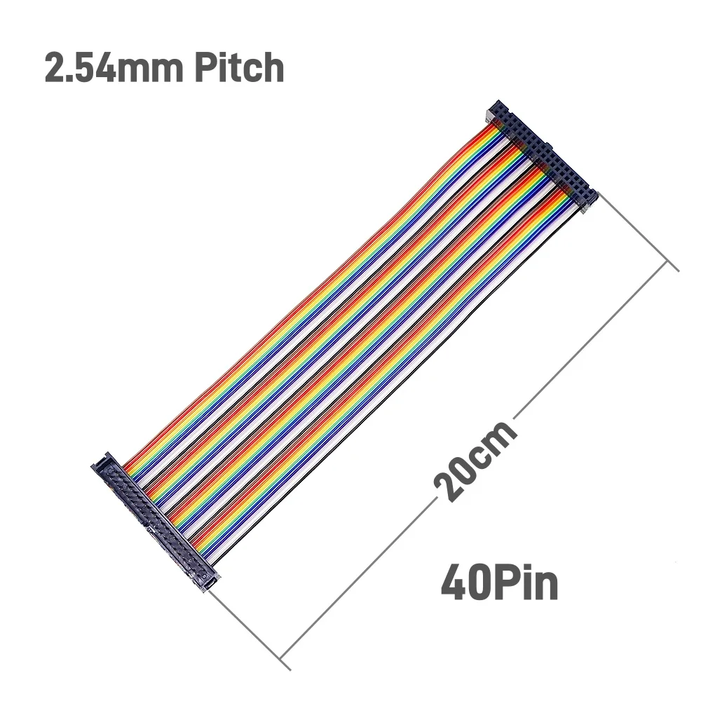 

RTLECS IDC-M-F-40P-20 40-контактный кабель GPIO Rainbow