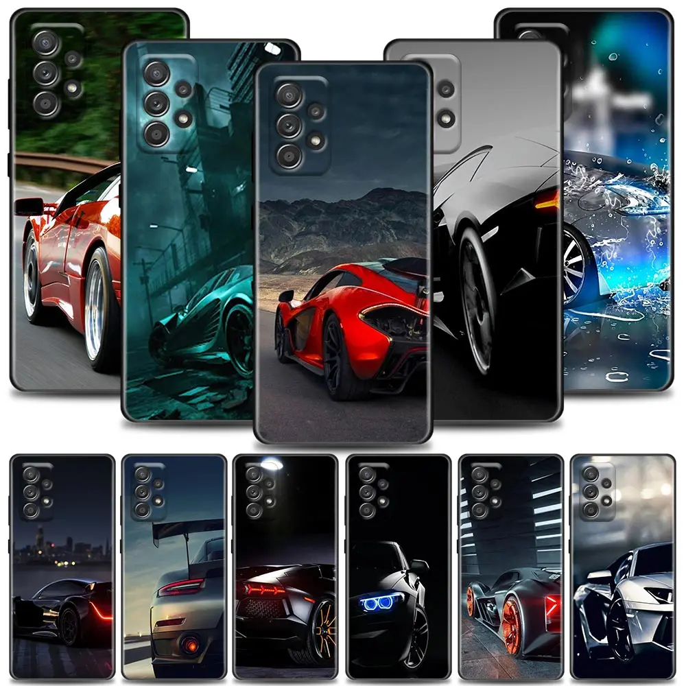 

Funda Case for Samsung A73 A53 A33 A23 A52 A72 A22 A32 A12 A42 A71 A51 A91 A41 A31 A21S 4G 5G Case Coque The Sports Car Dream