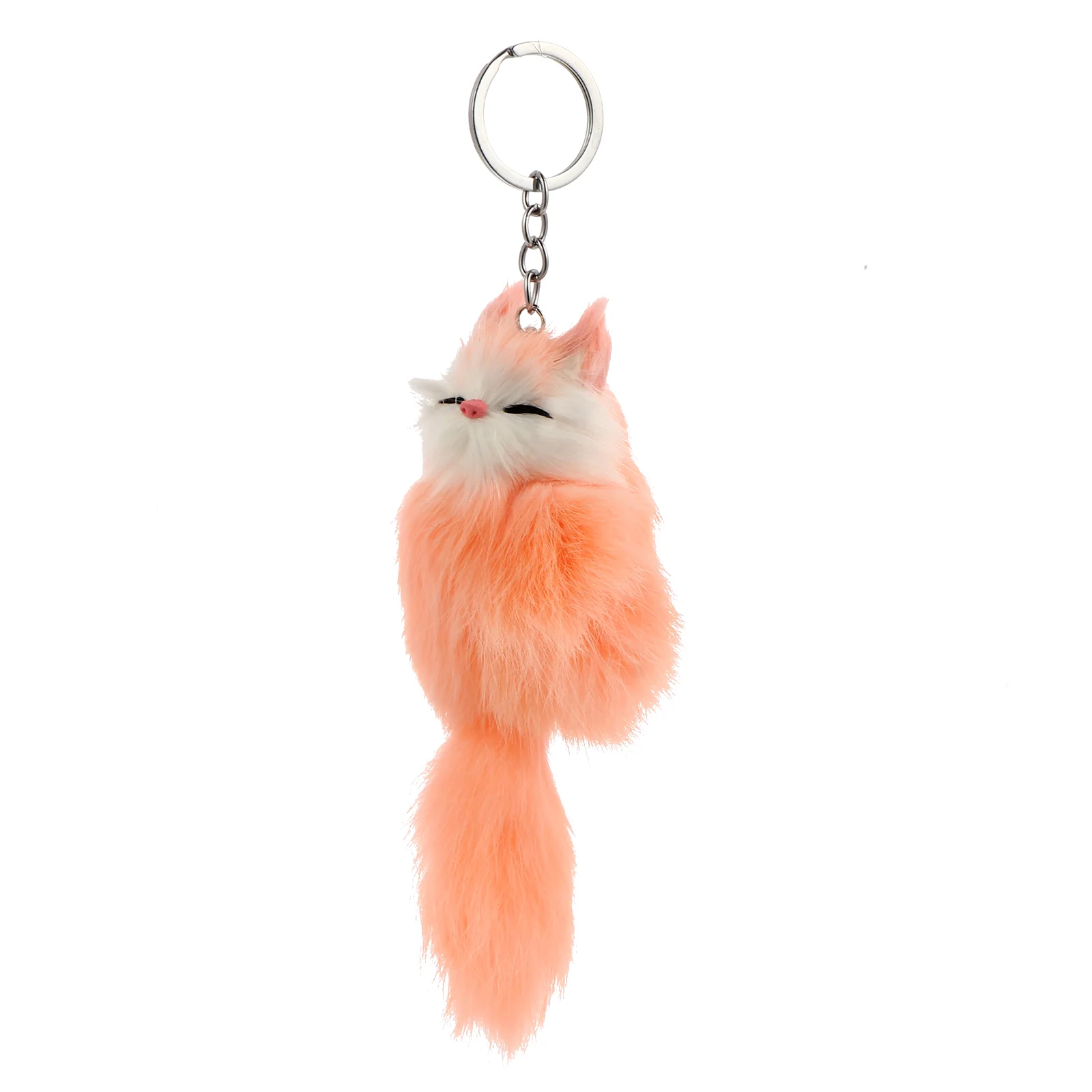 

Plush Fox Ornament Plush Keychain Bag Hanging Charms Accessories Backpack Key Rings Hardware Backpack Decor Accessory Miss