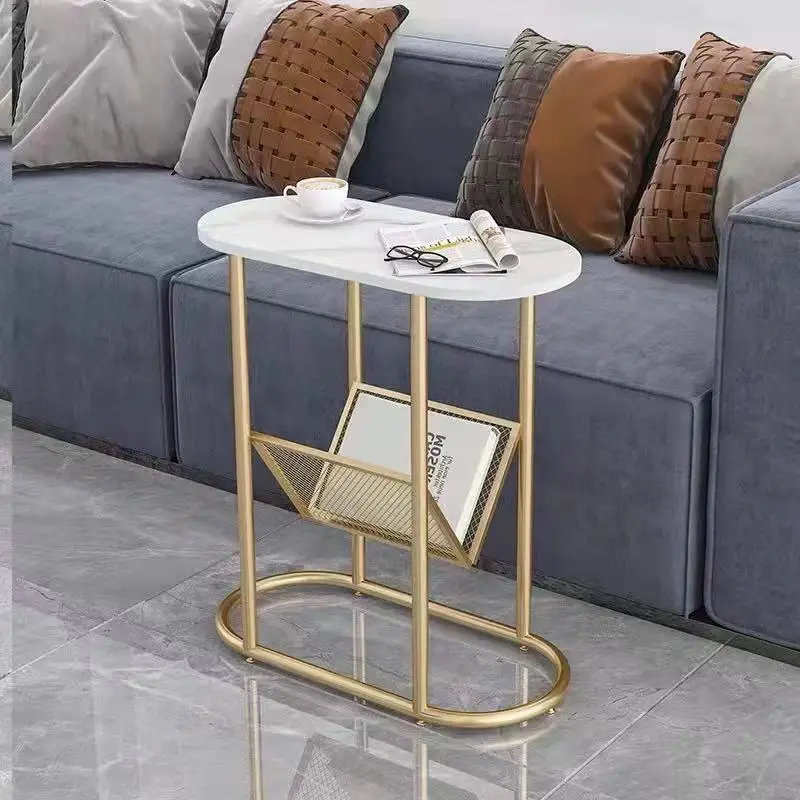 

Nordic Luxury Side Coffee Table Tea Living Room Modern Simple Sofa Coffee Table Bedside Mesa De Centro De Sala Furniture WZ