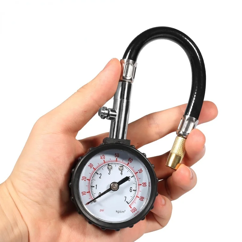 

Long Tube Tire Pressure Gauge Meter 0-100Psi High-precision Tyre Air Tester for Car Motorcycle Universal