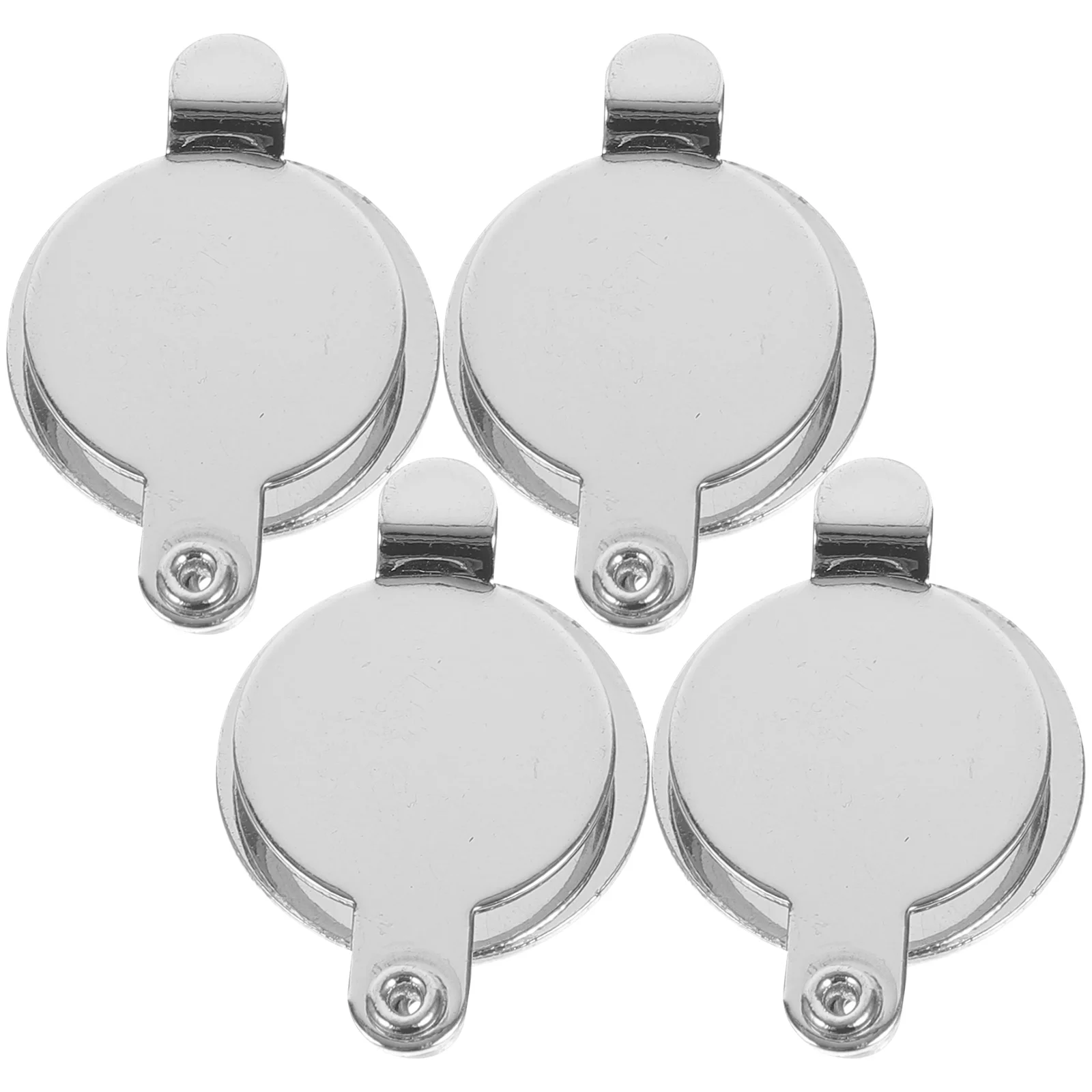 

4 Pcs Home Security Door Eye Viewer Cover Hole Household Decor Front Peephole Decorative Copper Covers Privacy Decorations