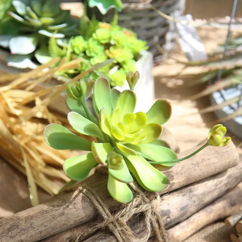 

Artificial succulents Lifelike Artificial Plants Fake Flower Christmas wedding decorations for home plants artificial DF48563