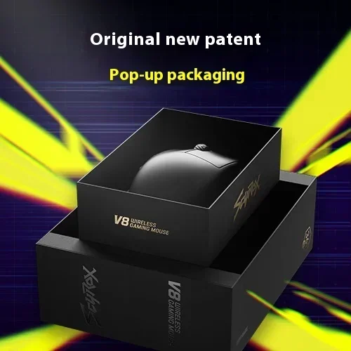 Мышь Scyrox V8 8k Return Paw3950 36 г двухрежимная беспроводная игровая мышь для киберспорта