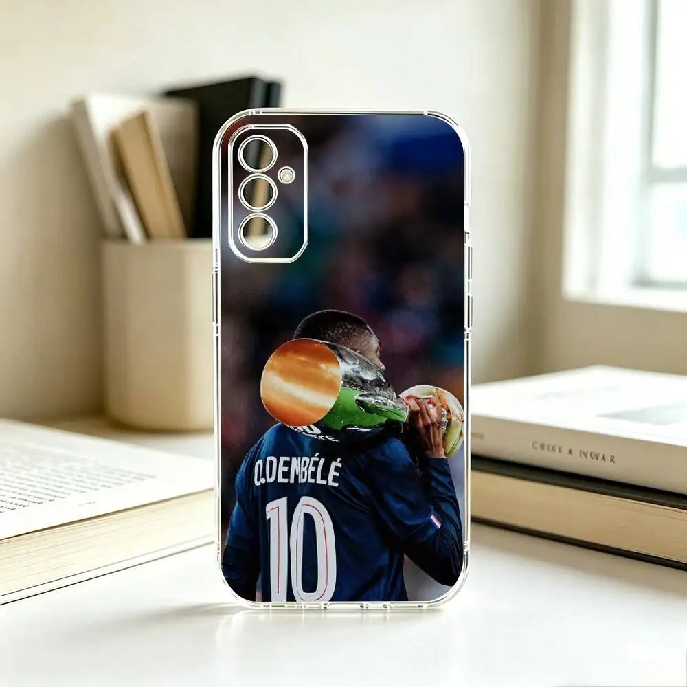 Фото Чехол для телефона Ousmane D-Dembele Football, прозрачный силиконовый мягкий чехол для Samsung A10,12,20,21S,30,31,40,50,51,52,70,71, подарок №5