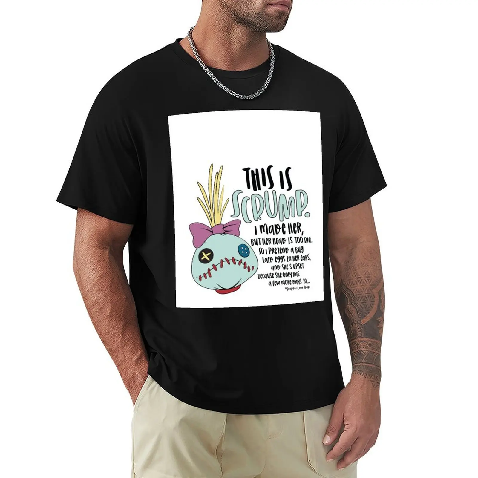 Фото Это Скрэмп? Футболка GraphicLoveShop из прочной ткани для работы №1