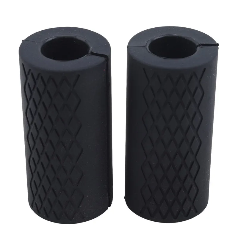 

1Pair Dumbbell Thick Bar Handles Pull Up Weightlifting Support Silicon Anti-Slip Protect Pad Body Building Fitness Equipment