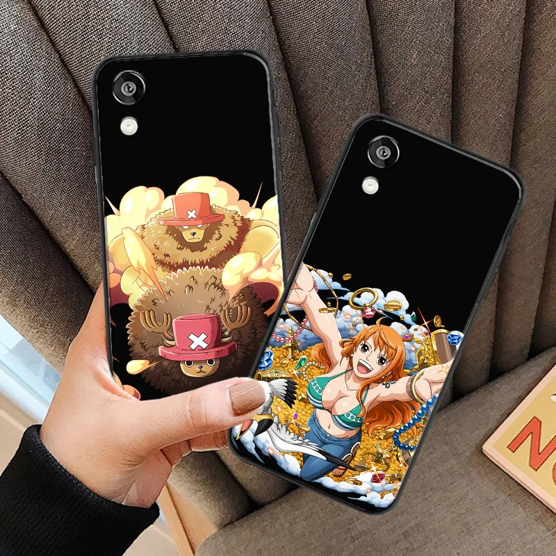 

One Piece For Huawei Honor 9A 8X 9 9X Lite 10 10i 10X Lite Phone Case Silicone Cover Liquid Silicon Back Carcasa Black