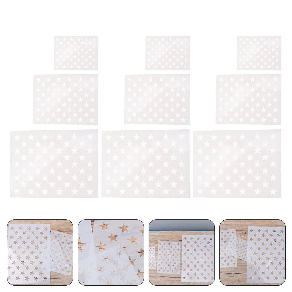 

Star Stencils Drawing Stencil Template Painting Flag Templates Americankids Diy Crafts Project Scrapbooking Children