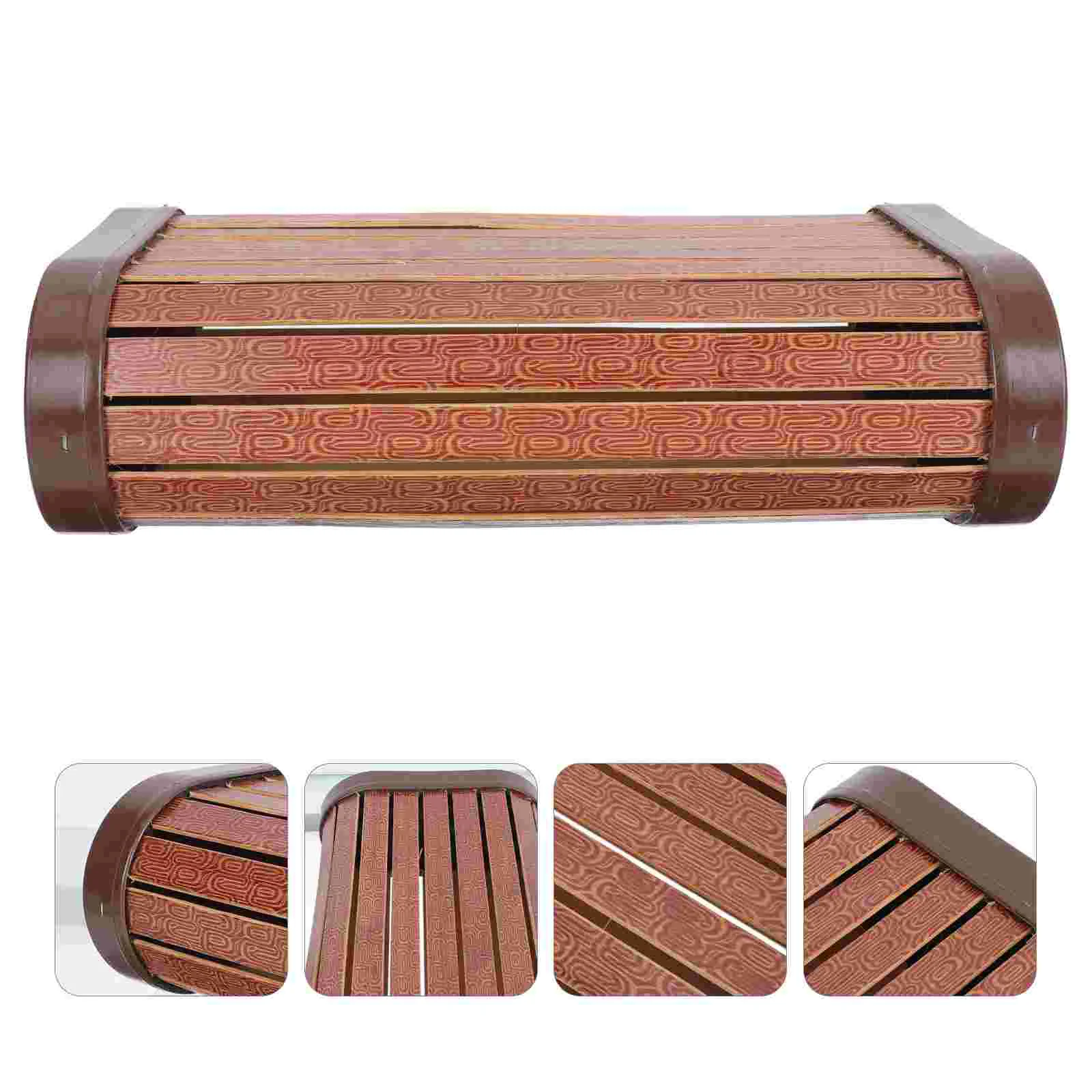 

Pillow Pillows Wooden Neck Bed Sleeping Bolster Lumbar Lower Sauna Headrest Spine Handmade Cool Cervical Korean Rattan Block