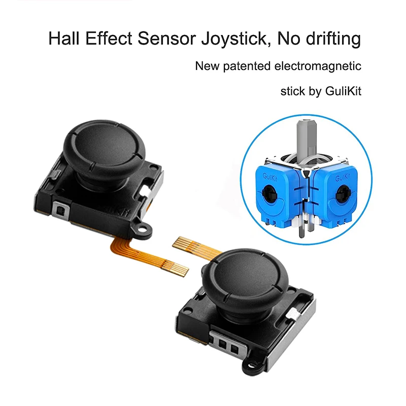 Фото Джойстик Gulikit NS40 с датчиком Холла для JoyCon, сменный джойстик для Nintendo Switch OLED, аксессуары для ремонта №3