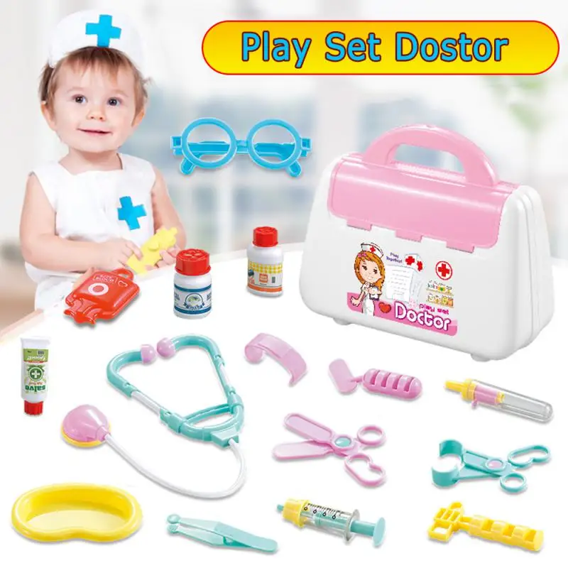 

Early Education Play House Tool Simulation Medicine Box Children Pretend Play Toy Set