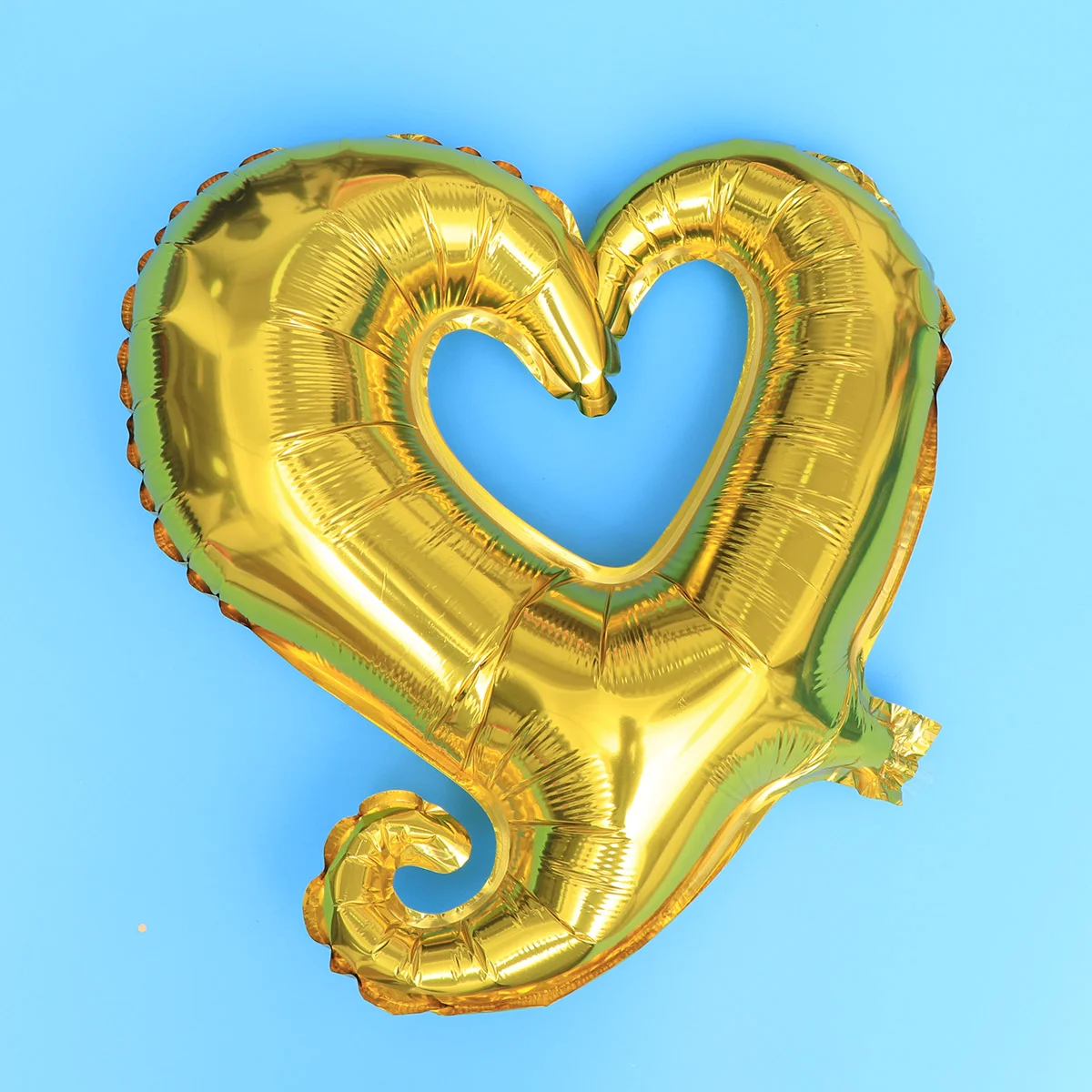 

Heart Balloons Balloonaluminumblue Shaped Valentine Romantic Membrane