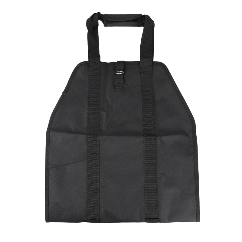 

Large Firewood Carrier, Waxed Canvas Log Carrier Tote Bag, Durable Fireplace Wood Bag With Handles Security Strap