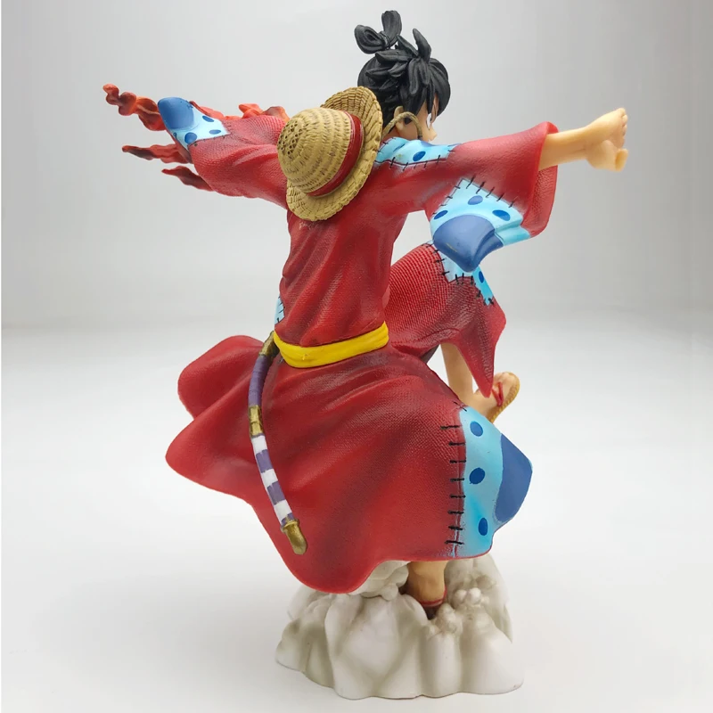 Аниме Фигурка GK кимоно Луффи экшн-фигурка вано статуя ПВХ отличная большая