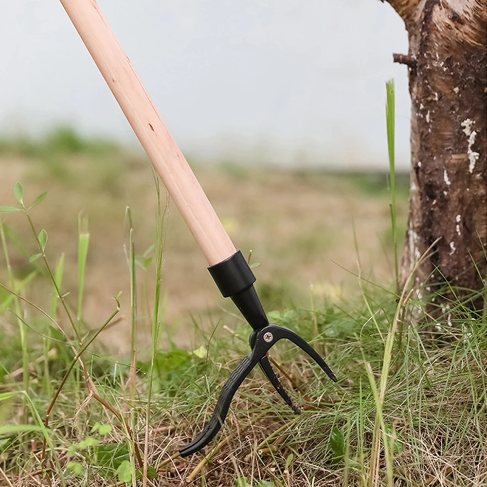 

Стационарный съемник для прополки, портативная лопатка для выполнения травы, алюминиевая вертикальная лопата, без изгиба, с ножной педалью для удаления сорняков