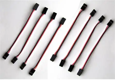 

10pcs 5/10/20/30/35/40cm Servo Extension Lead Futaba JR FeMale to FeMale male to male Wire for RC drone flight speed controller