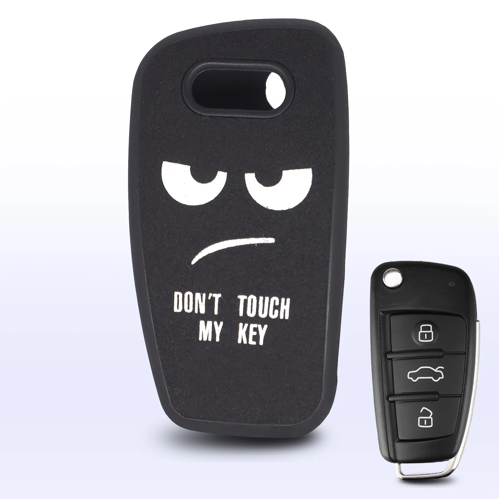 

Чехол для ключей складной, чехол из ТПУ и кожи, для Audi C5, C6, R8, A1, A3, A4, A5, A6, A7, Q3, Q5, Q7, S6, B6, B7, B8, 8P, 8L, TT, RS, RS3, S3