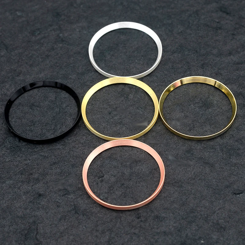 Mod Watch Chapter Ring Brass For  SKX007 SKX009 SRPD53 NH35 NH36 Movement Watch Case Repair Tool Parts Aftermarket Replacem