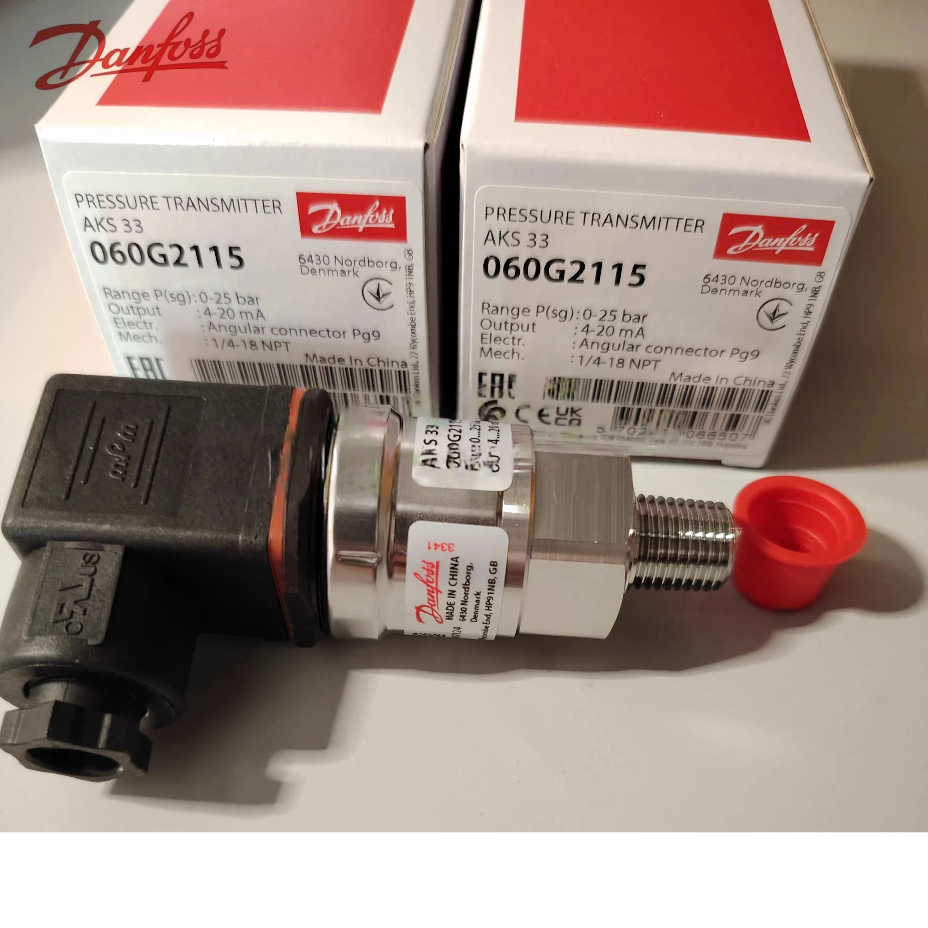 Новый датчик давления Danfoss AKS33 (060G2108)(060G2109)(060G2110(060G2111)(060G2112)(060G2113)(060G2114(060G2115)) (art.: 3920d4f8cf2ee) - 3920d4f8cf2ee