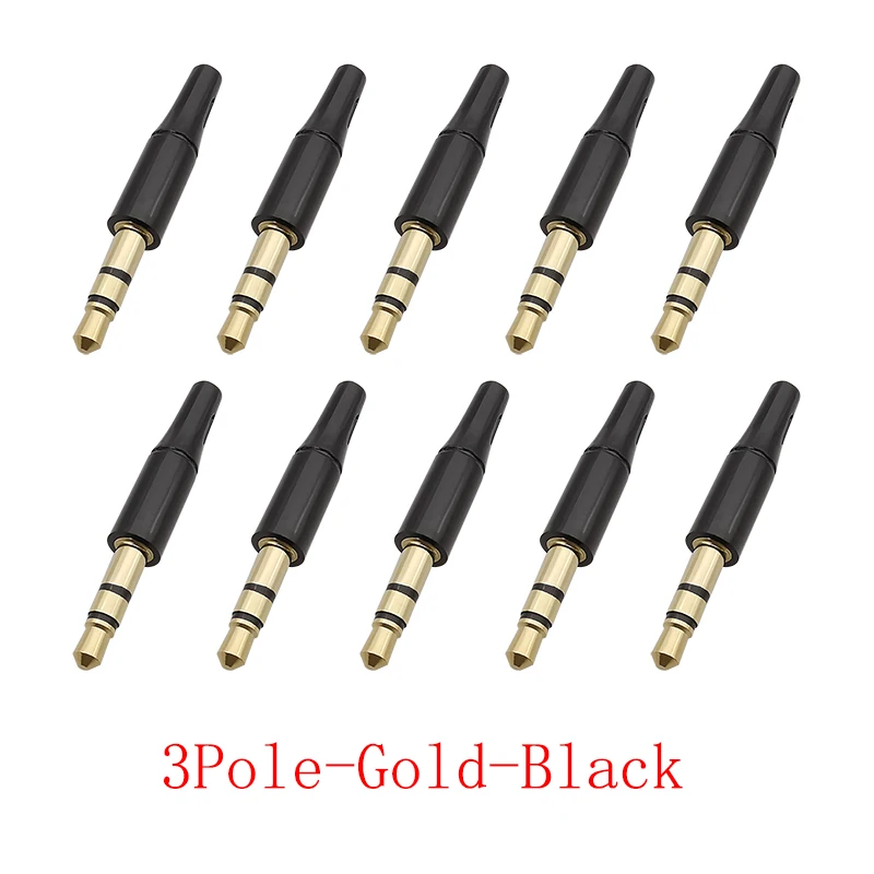 Аудио разъем 3,5 мм 3/4 полюса 10 шт