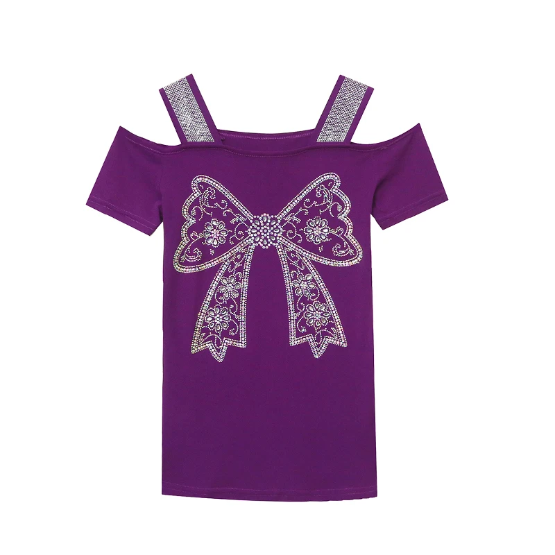 Новое поступление 2024 комплект с принтом в виде банта и бриллиантов