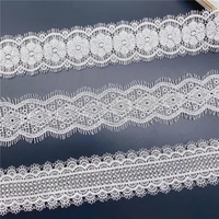 20yards sequin eyelashes lace trim for diy crafts wedding dress clothing langeire lace material handmade