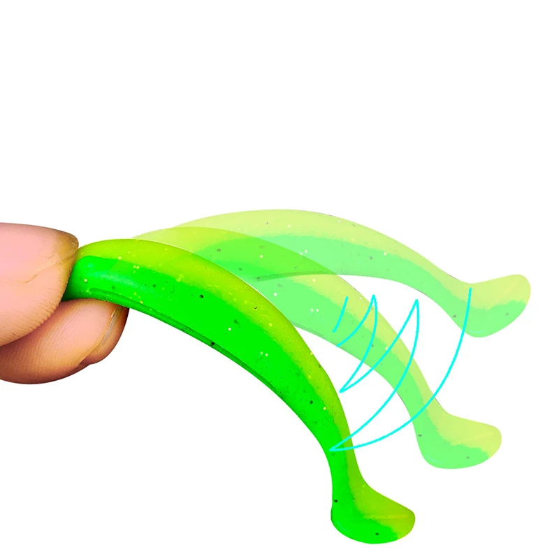 Высококачественная приманка для рыбной ловли 10 шт./лот 9 5 см 6 г рыбы угоря мягкие