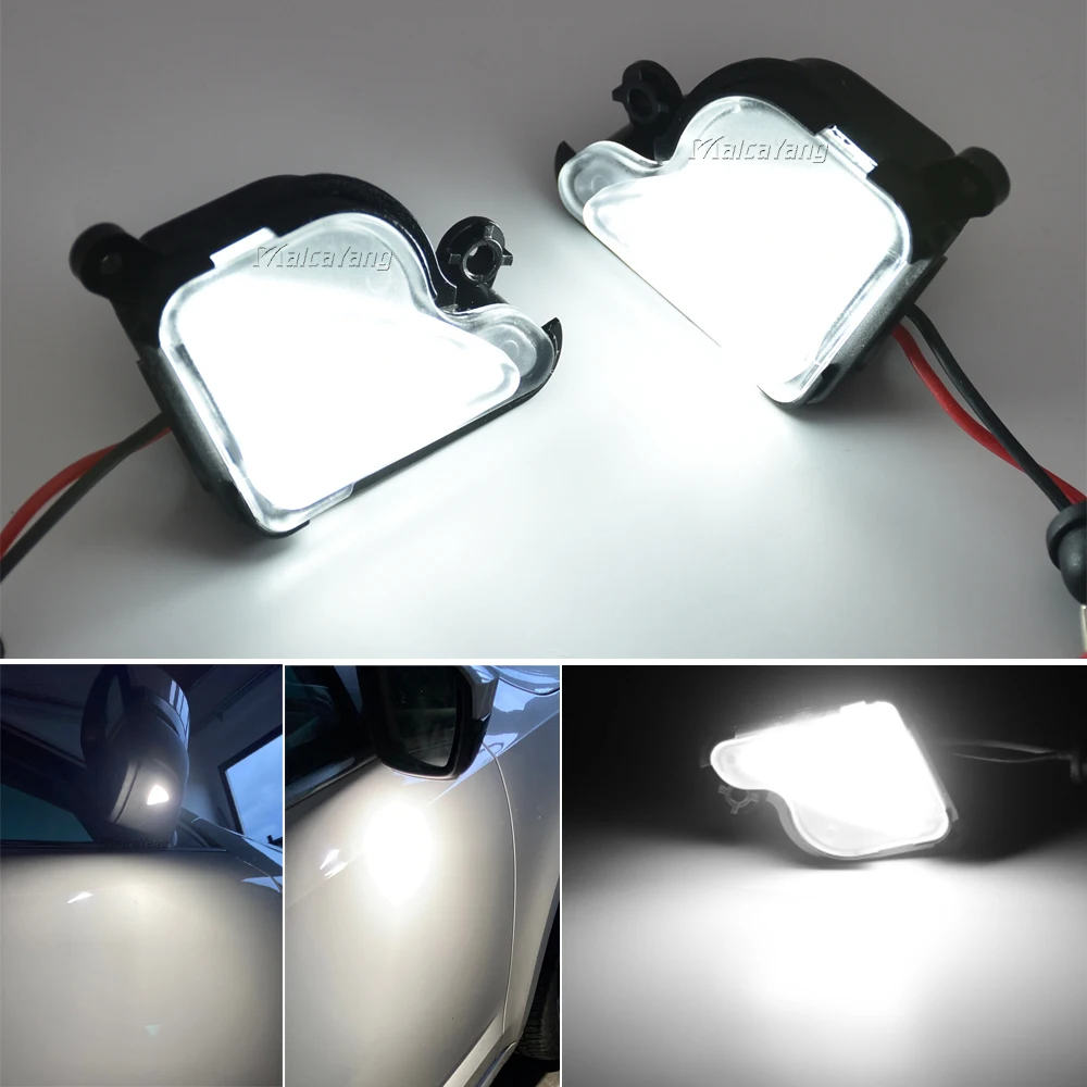 

Автомобильная лампа для зеркала заднего вида без ошибок, белая для Skoda Superb MK2 3 Octavia 2 MK3 1Z 5E 2 шт.