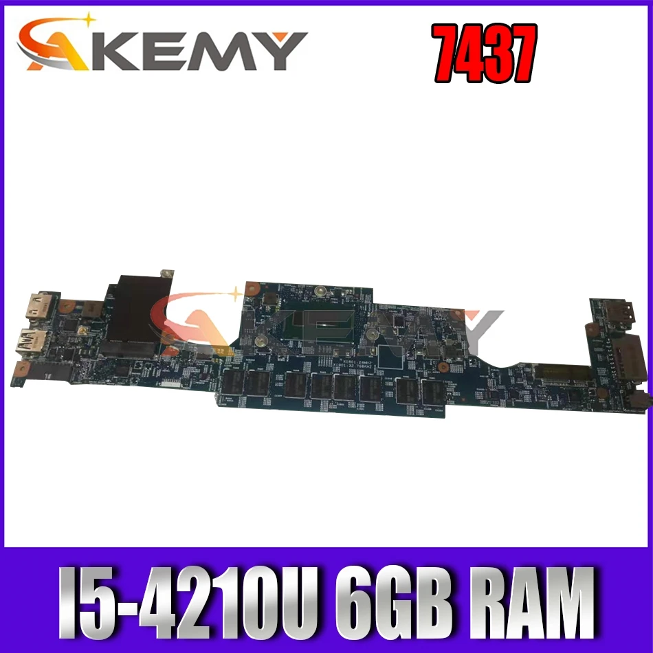 

Akemy 12310-1 PKNM5 For DELL INSPIRON 7437 Motherboard I5-4210U 6GB ram CN-0W5PG0 W5PG0 Mainboard 100% tested