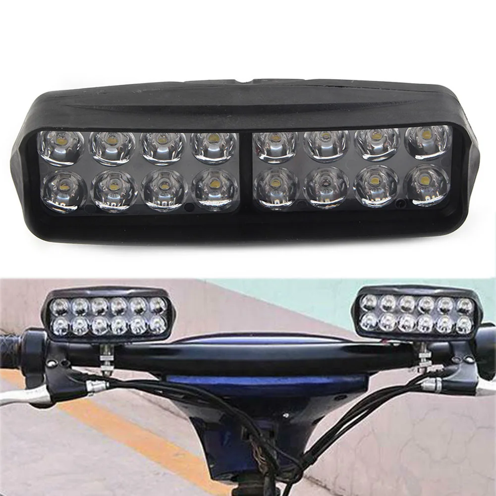 16-светодиодная фара для мотоцикла противотуманная автомобиля UTV квадроцикла