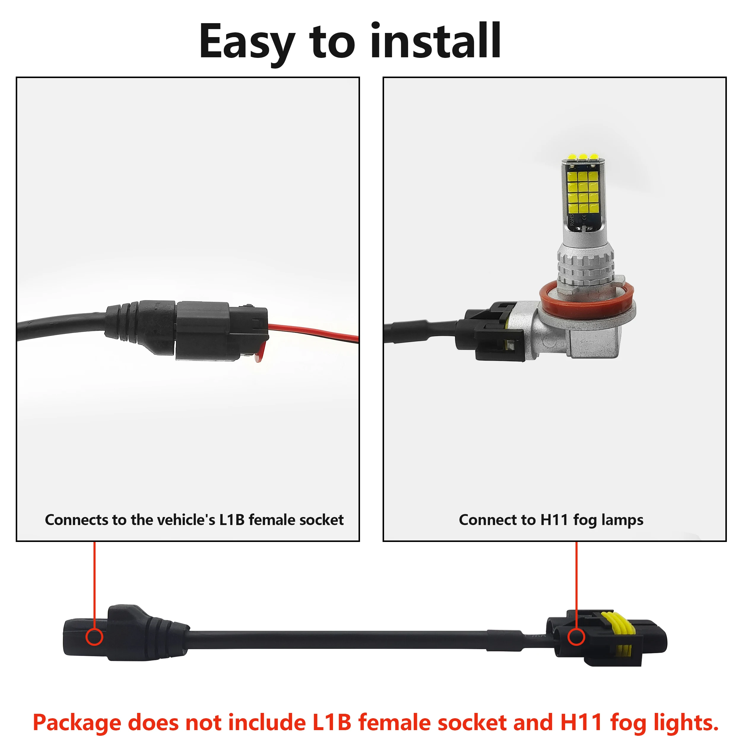 Конверсионные линии Fenikso L1B/LW5B штырь-гнездо H11 2 шт.